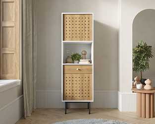 Стеллаж с ящиком и 2 дверками Koto