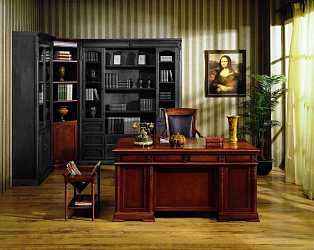 Шкаф книжный угловой Валенсия C05 MK-1736-DN