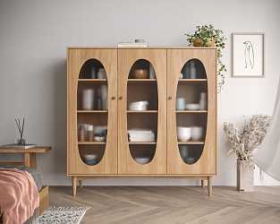 Шкаф трёхдверный "Bubble" BBL04