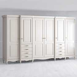 Шкаф 6-дверный Ballette beige