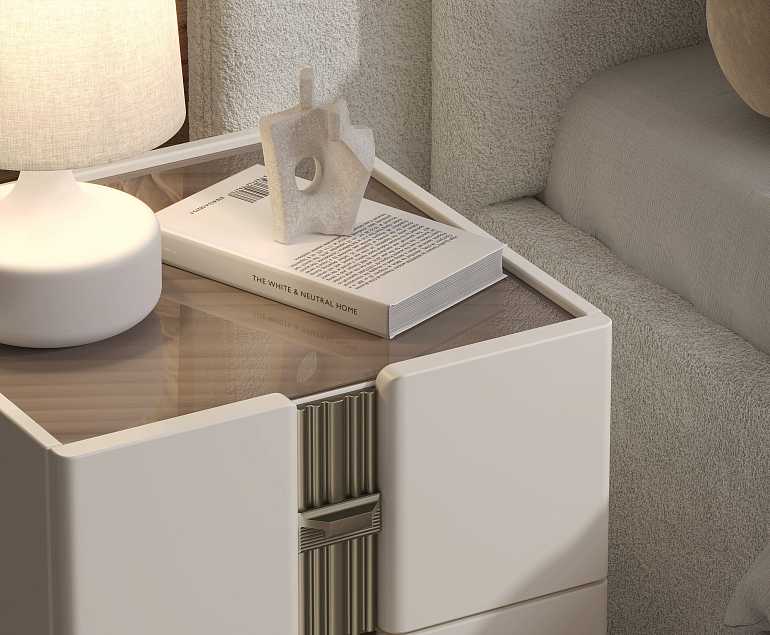 Спальня "Леонардо" с малым и большим изголовьем 6 ст. (глухой шкаф)