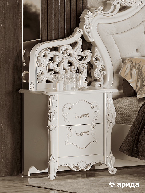 Гарнитур для спальни "Джоконда " 5 ст. (крем)