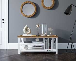 Стол журнальный с полками Palermo