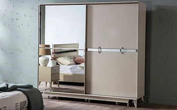 Шкаф-купе Marsilya бежевый