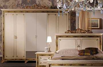 Шкаф платяной шестидверный Катя, бежевый