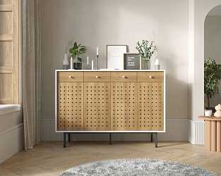 Комод большой с дверками и ящиками Koto