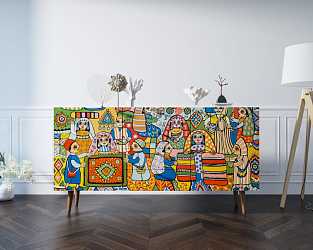 Комод "Berber" с ящиками (1 принт)