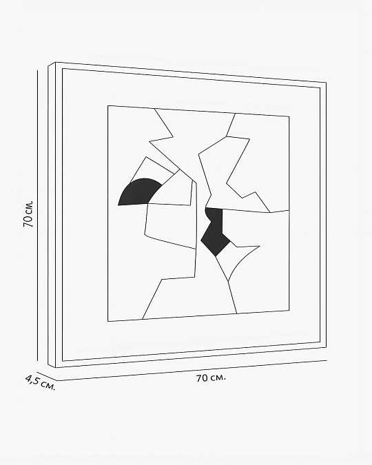 купить интерьерная картина "toile jaune majeure"
