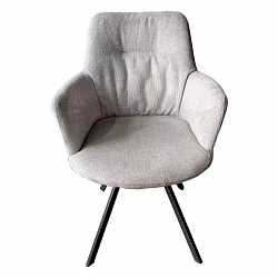 Стул Grant латте шенилл на поворотном механизме