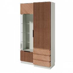 Шкаф-витрина правый Glisse Вулканата