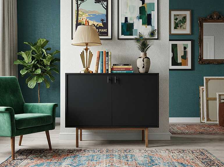 купить комод emerson black em02