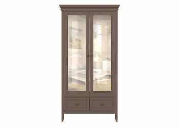 Витрина 2-дверная Tesoro Quartz