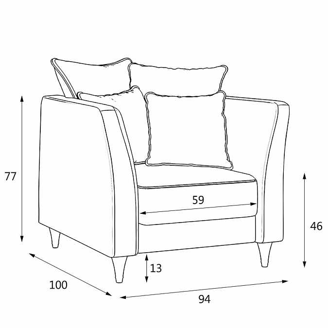 Кресло Primo M24K khaki
