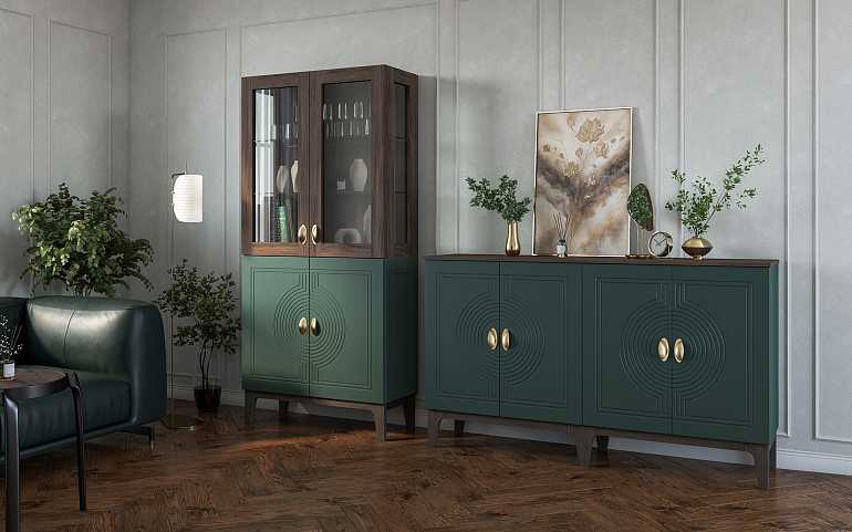 Комод Калипсо четырехдверный