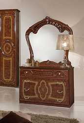 Комод с зеркалом Роза, орех