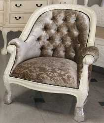 Кресло Махагон MK-CH01/1ST. (ivory + "беж")