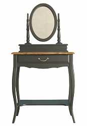 Туалетный столик Leontina Black ST9321/BLK с зеркалом