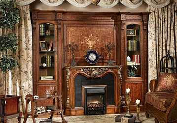 Шкаф книжный однодверный Louis XVI