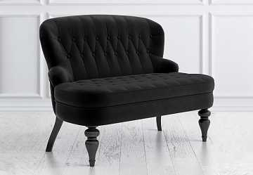 Диван канапе, черный