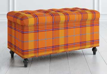 Сундук-банкетка открывающаяся, ткань 0411