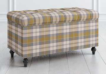 Сундук-банкетка открывающаяся, ткань 0367