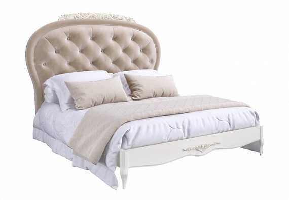 Кровать с декором 160*200 Romantic