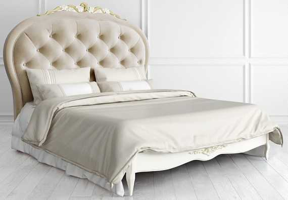 Кровать с декором 160*200 Romantic gold