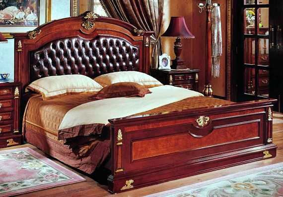 Кровать A 180*200 Carpenter 216 (спинка кожа)