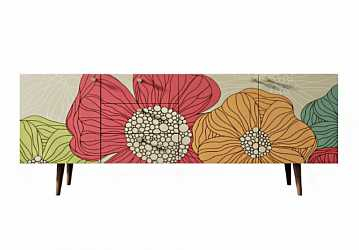 Комод "Berber" удлиненный (5 принт)