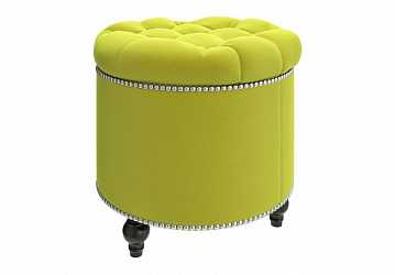 Пуф малый открывающийся, зеленый
