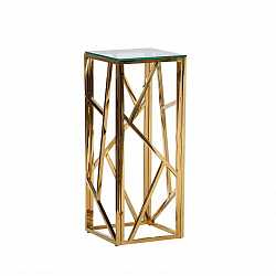 Столик журнальный высокий со стеклом