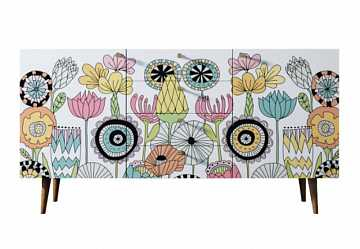 Комод "Berber" с ящиками (3 принт)