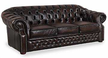 Диван-кровать трехместный Dupen PB-128, кожа, цв. 08