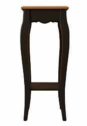 Высокая подставка под цветы Leontina Black ST9304/BLK