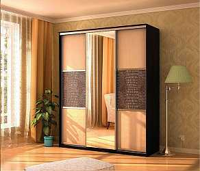 Шкаф-купе платяной трехдверный Де-Люкс №6 (150 см)