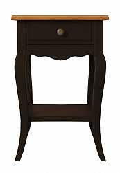 Тумба прикроватная Leontina Black ST9302S/BLK