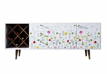 Комод "Berber" удлиненный с бутылочницей (7 принт)