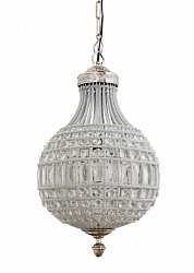 Люстра в виде шара из бисера в винтажном стиле