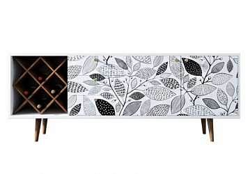 Комод "Berber" удлиненный с бутылочницей (9 принт)