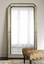 Напольное зеркало "Вустер" gold