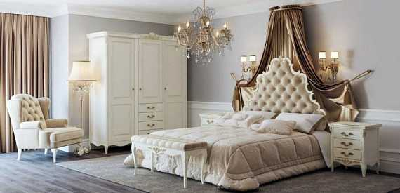 Кровать с мягким изголовьем 160*200 Atelier gold, беж.