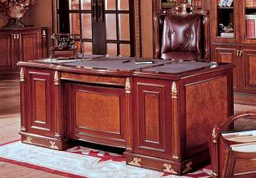 Стол письменный Carpenter 216 (кожа)