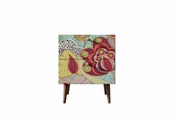 Тумбочка "Berber" с двумя ящиками (6 принт)