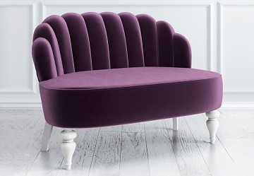 Диван Шелли, ткань B14 и светлые ножки