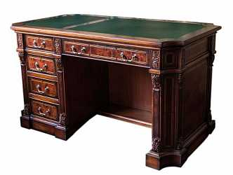 Письменный стол с тумбой Louis XVI