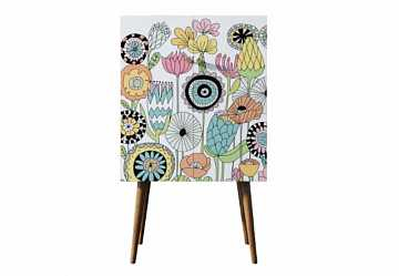 Комод на высоких ножках "Berber" (3 принт)