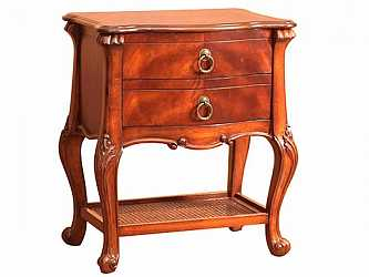 Тумба прикроватная с полкой Louis XV