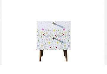 Тумбочка "Berber" с двумя ящиками (7 принт)