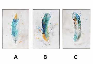 Панно настенное "Перо" CH0820A, 3 вида