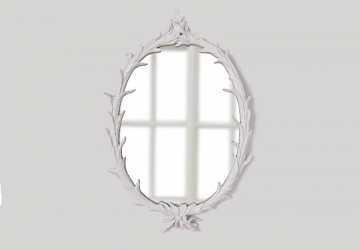 Зеркало в раме "Буа" white